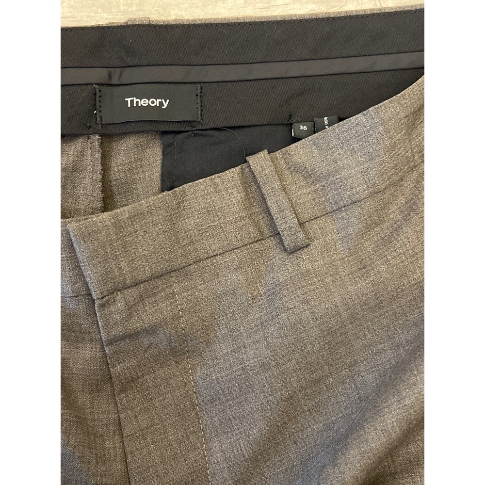 Theory Marlo U New Tailor 2‎ Mens Brown Virgin Wool Stretch Dress Pants Size 36